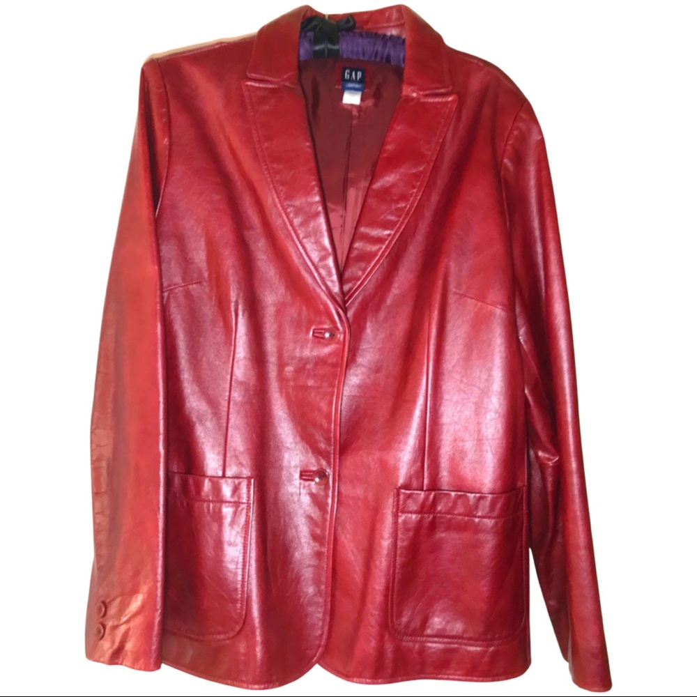 Gorgeous Gap leather blazer